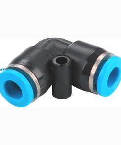 Blue-Black plastic fitting