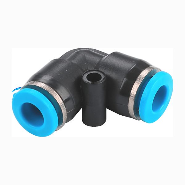 Blue-Black plastic fitting