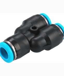 Blue-Black plastic fitting