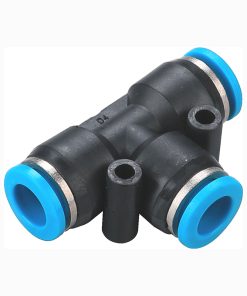 Blue-Black plastic fitting