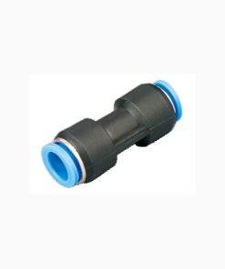 Blue-Black plastic fitting